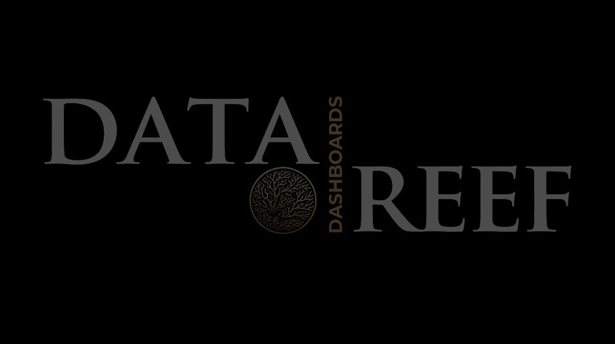 Picture with the words "Data Reef Dashboards"